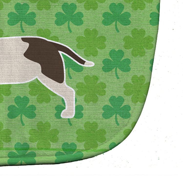 Bull Terrier Shamrocks  Baby Bib BB6483BIB - the-store.com