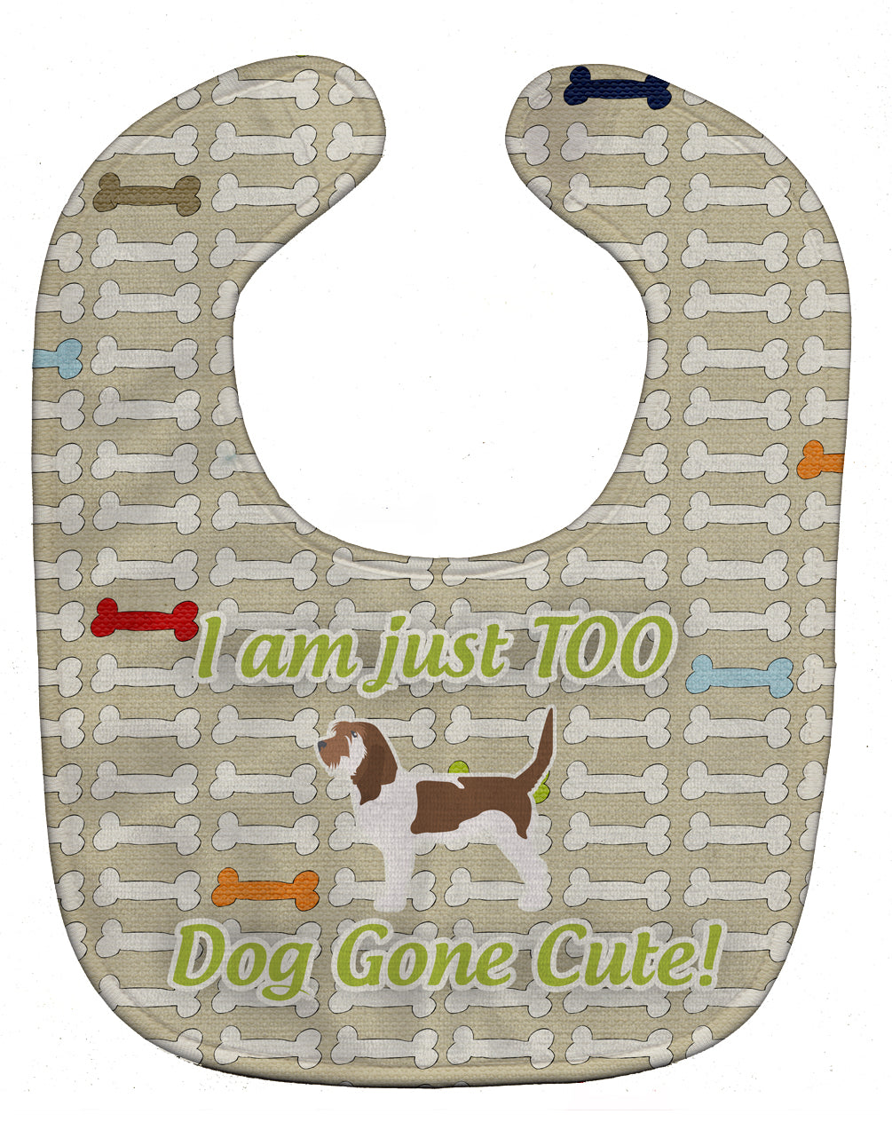 Grand Basset Griffon Vendeen Dog Gone Cute Baby Bib BB6495BIB - the-store.com