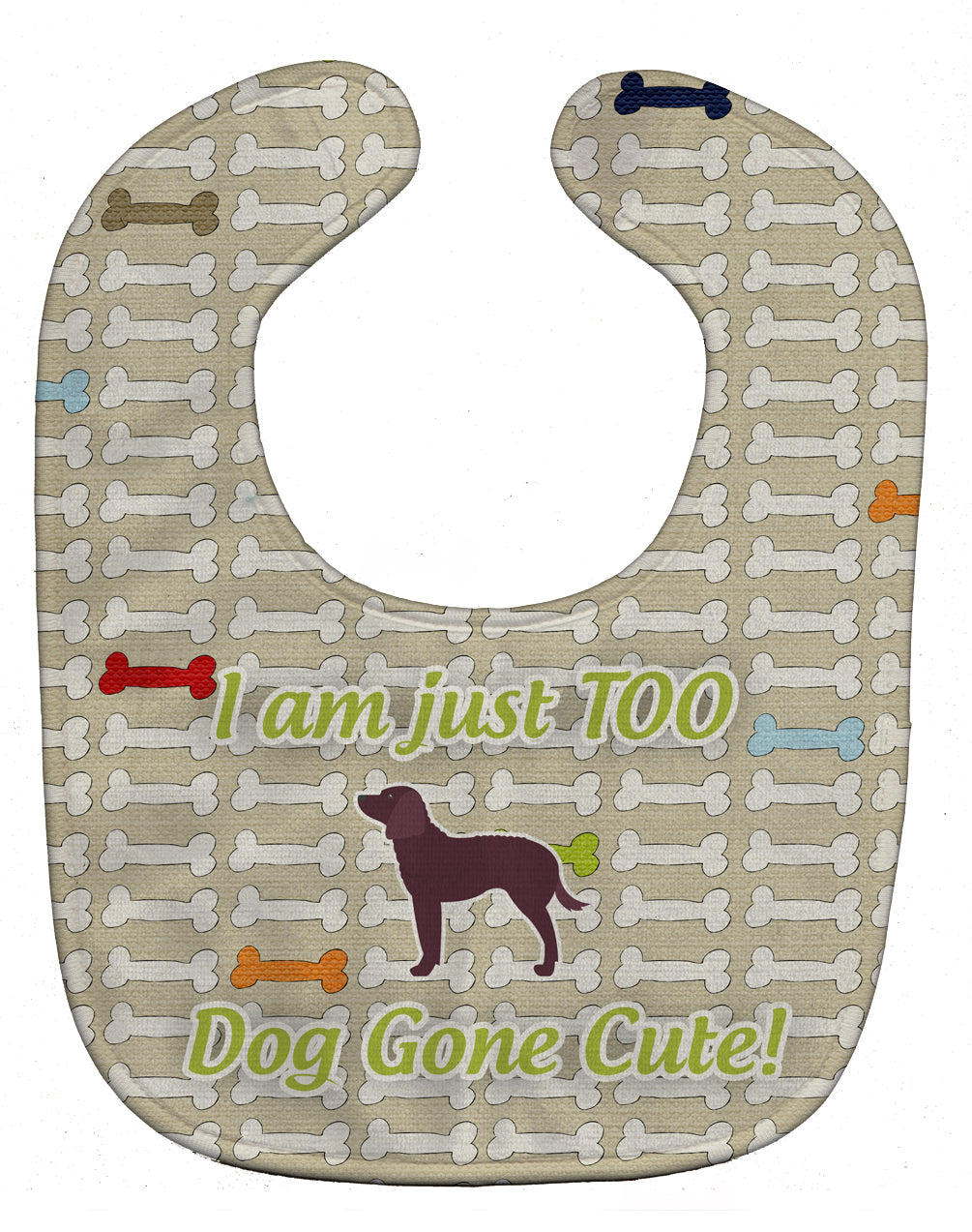 American Water Spaniel Dog Gone Cute Baby Bib BB6506BIB - the-store.com