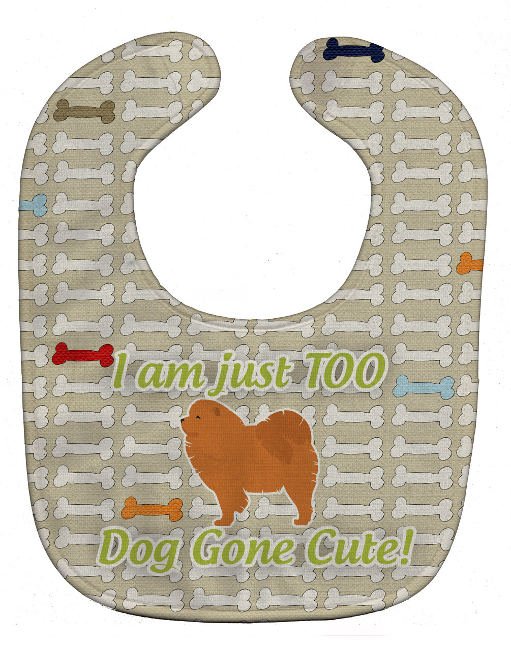 Chow Chow Dog Gone Cute Baby Bib BB6556BIB - the-store.com