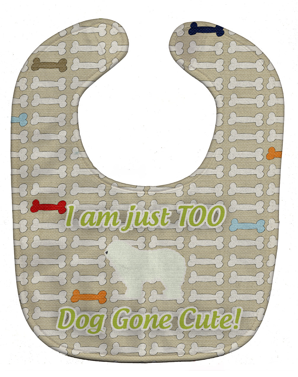 Komondor Dog Gone Cute Baby Bib BB6560BIB - the-store.com