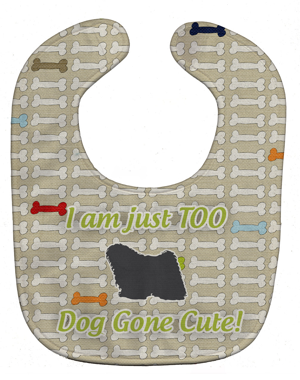 Puli Dog Gone Cute Baby Bib BB6568BIB - the-store.com