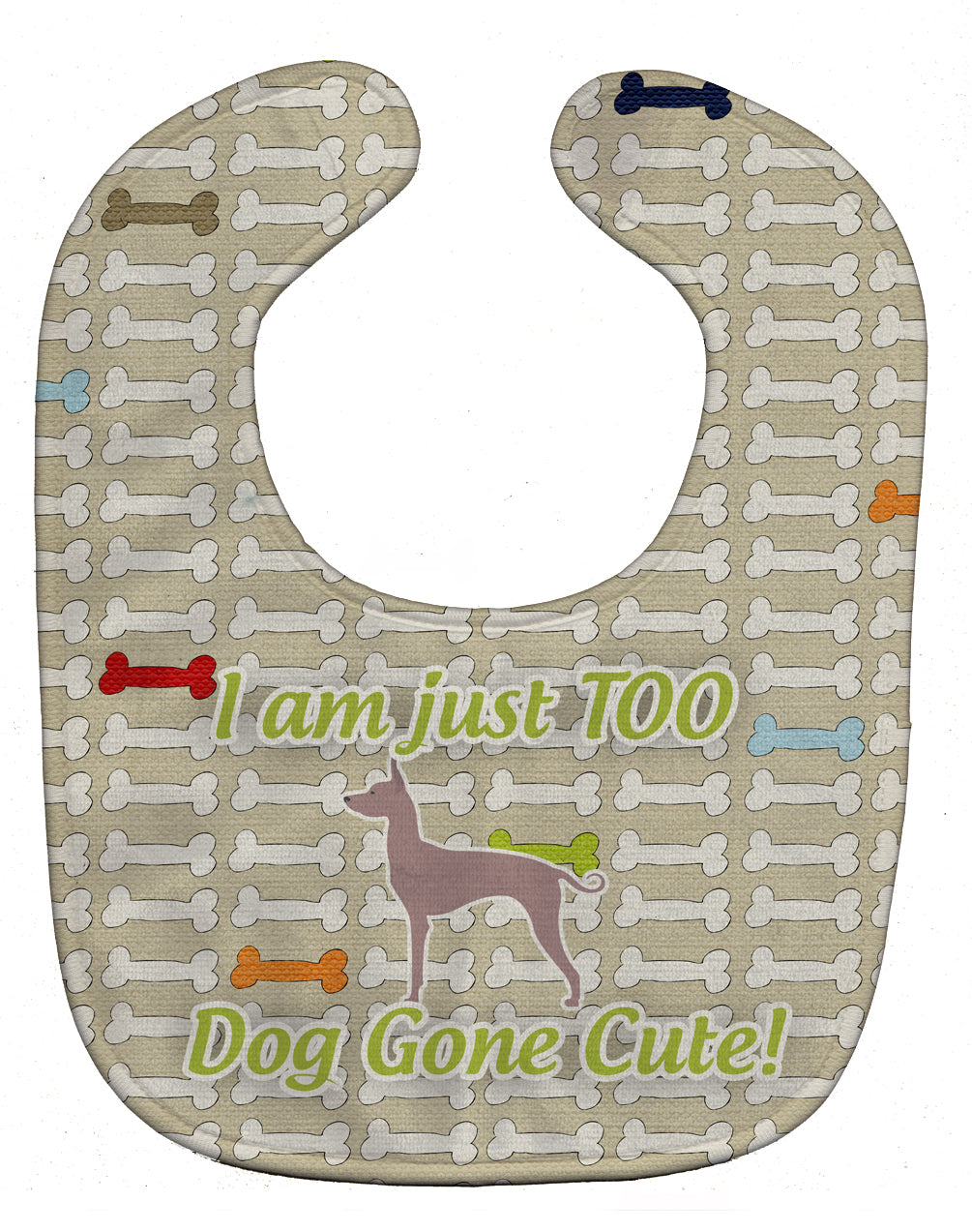 Dogo Argentino Dog Gone Cute Baby Bib BB6572BIB - the-store.com