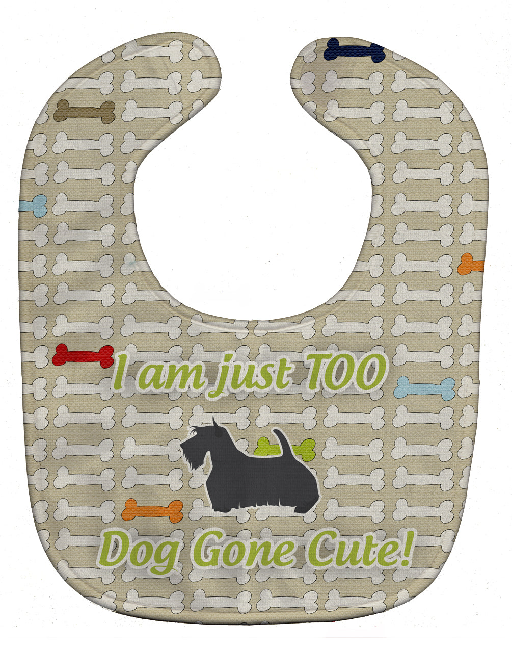 Scottish Terrier Dog Gone Cute Baby Bib BB6574BIB - the-store.com