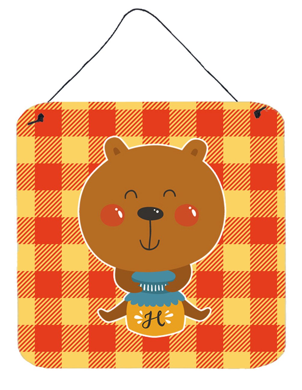 Honey Bear Wall or Door Hanging Prints BB6735DS66 by Caroline&#39;s Treasures