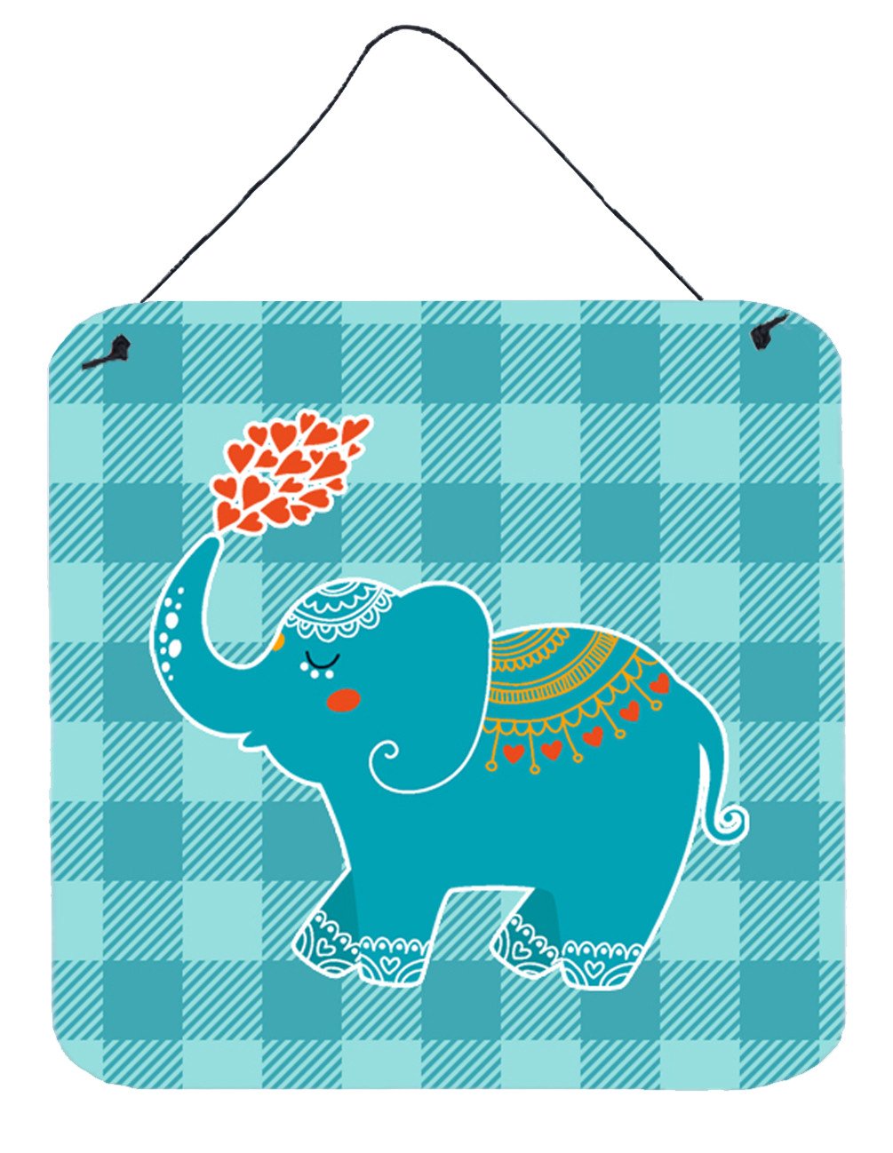 Elephant Love Wall or Door Hanging Prints BB6744DS66 by Caroline's Treasures