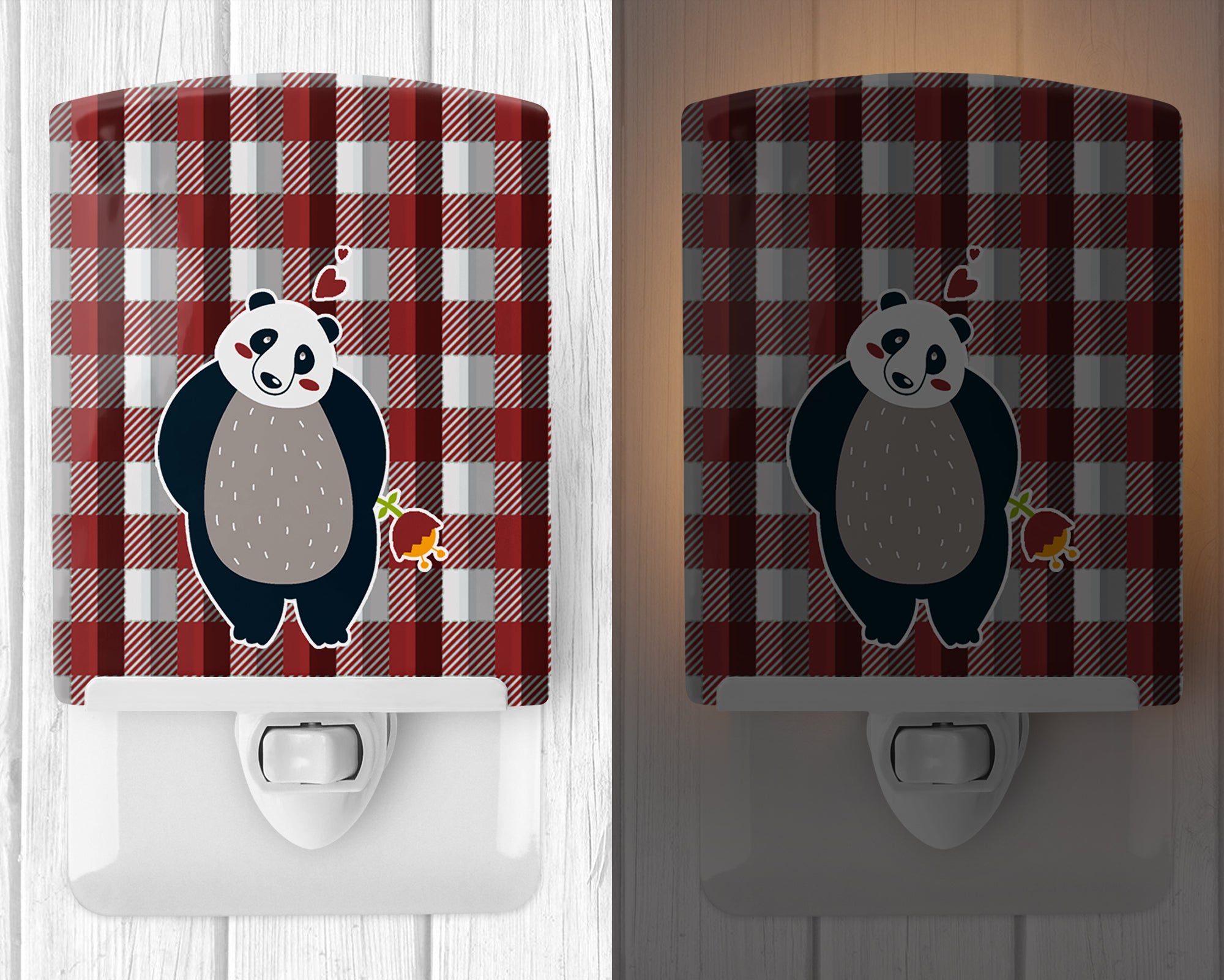 Panda Love Ceramic Night Light BB6751CNL - the-store.com