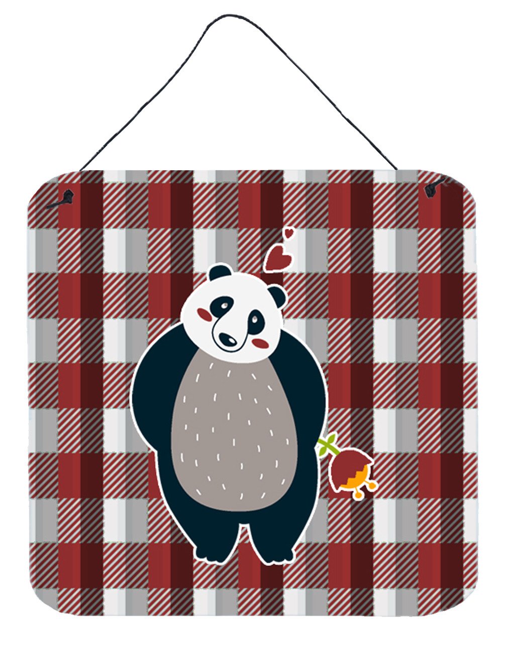 Panda Love Wall or Door Hanging Prints BB6751DS66 by Caroline's Treasures