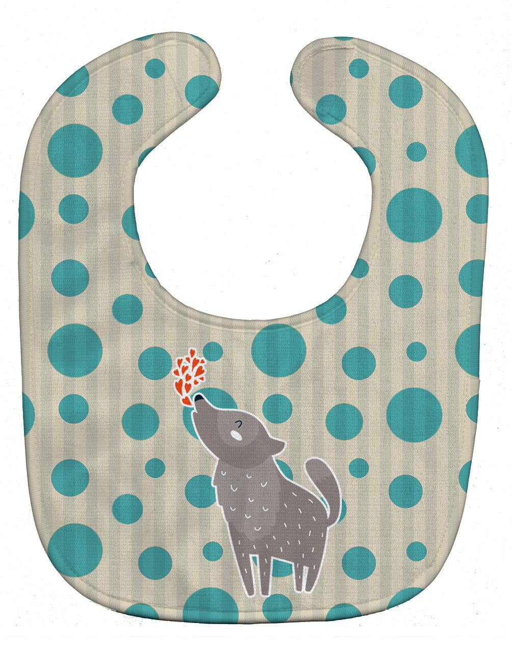 Wolf Love Baby Bib BB6752BIB - the-store.com