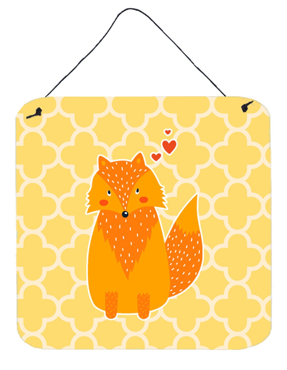 Foxy Love Wall or Door Hanging Prints BB6758DS66 by Caroline's Treasures