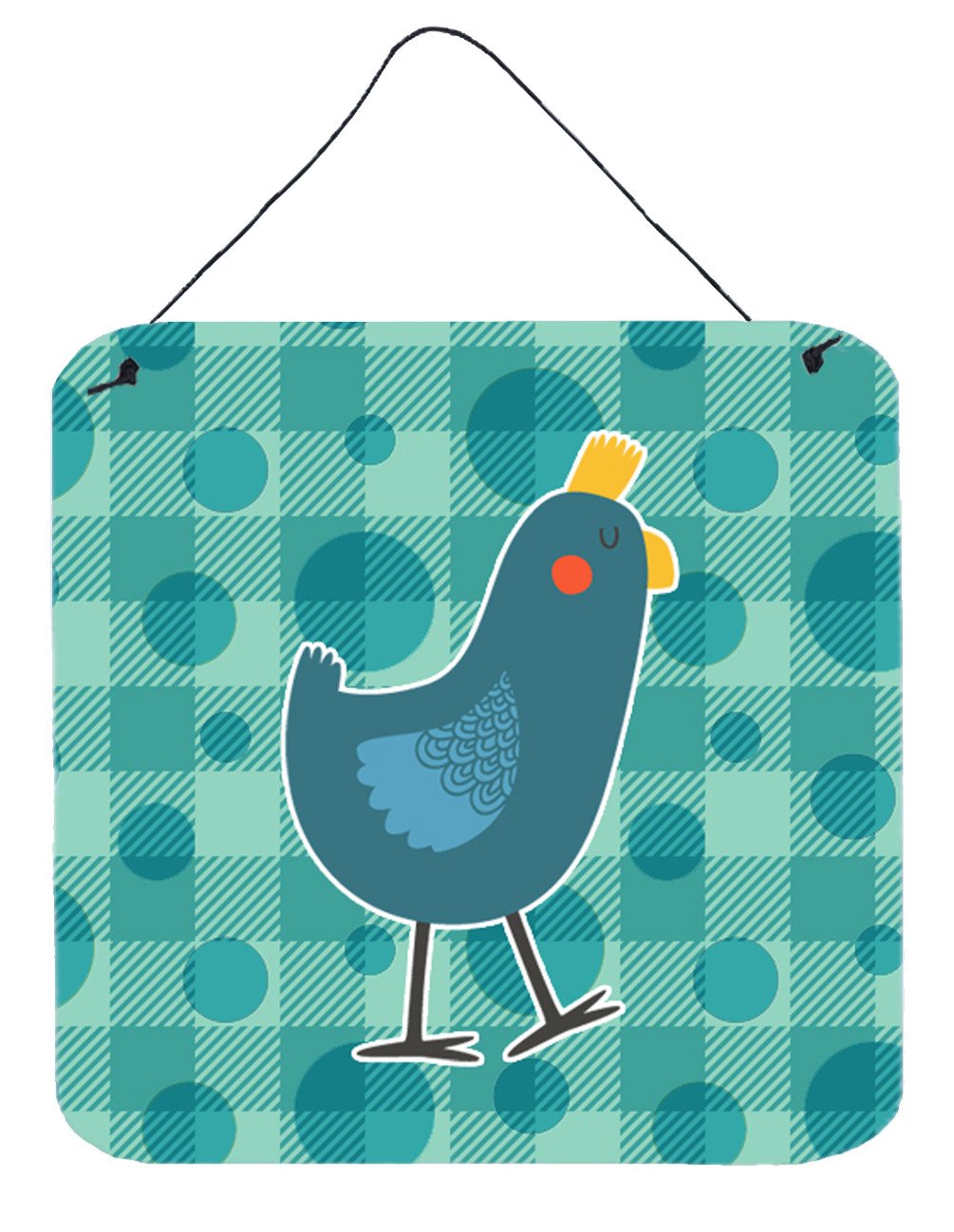 Polkadot Chicken Wall or Door Hanging Prints BB6786DS66 by Caroline&#39;s Treasures