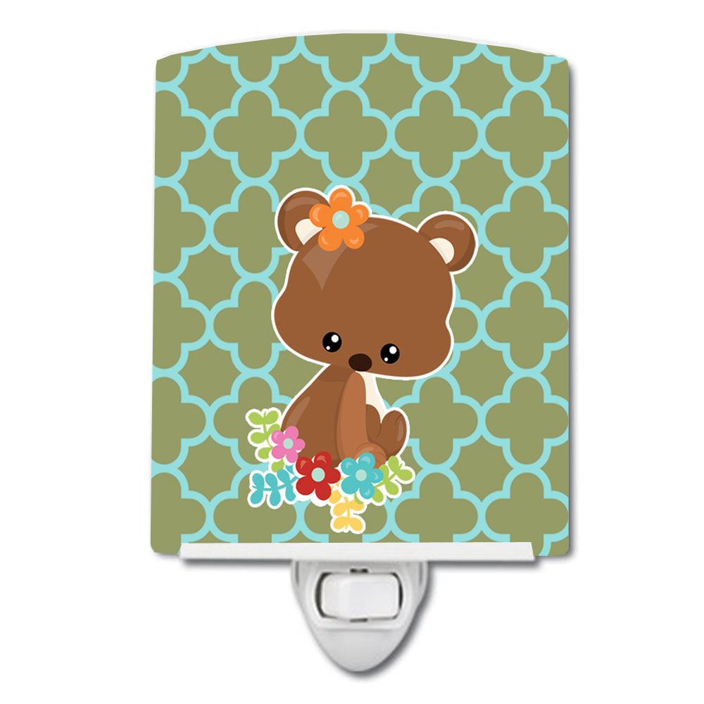 Baby Brown Bear Ceramic Night Light BB6797CNL - the-store.com