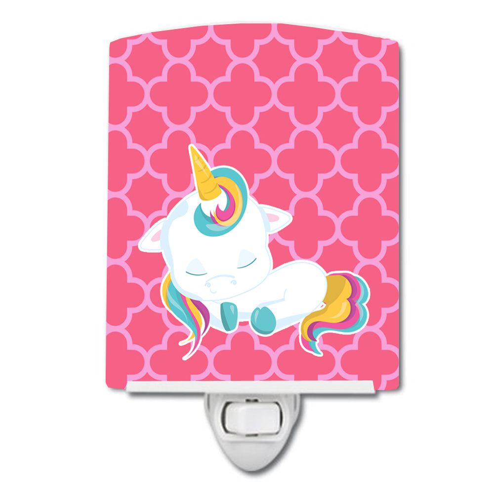 Quatrafoil Pink Unicorn Ceramic Night Light BB6811CNL - the-store.com