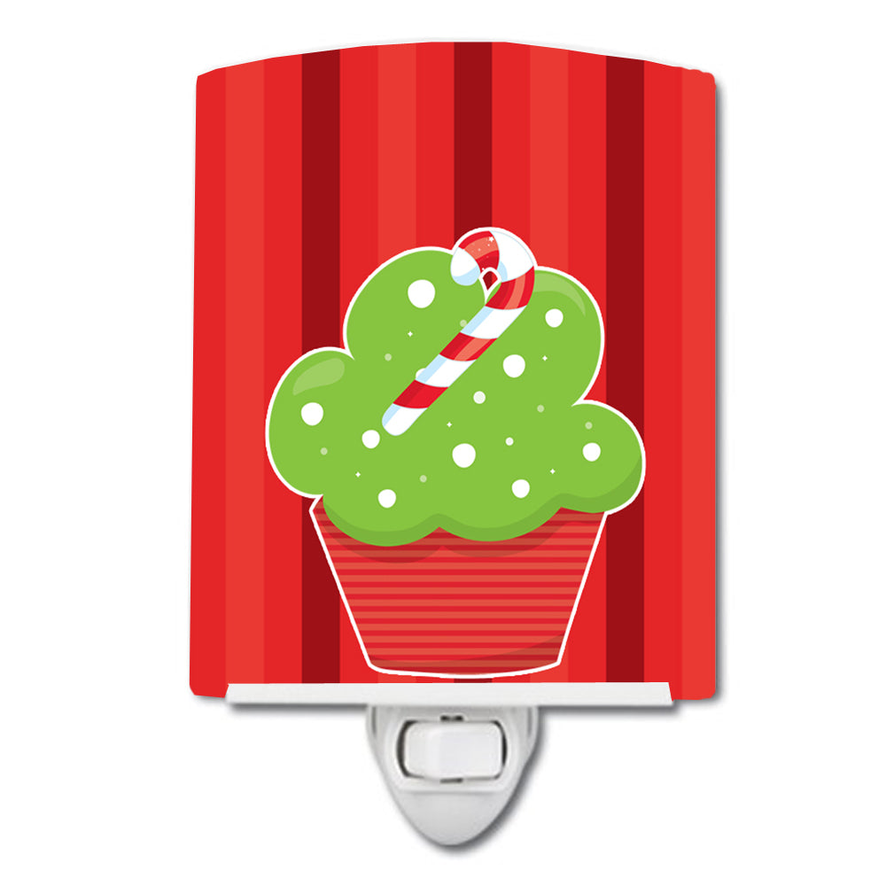 Christmas Cupcake Ceramic Night Light BB6814CNL - the-store.com