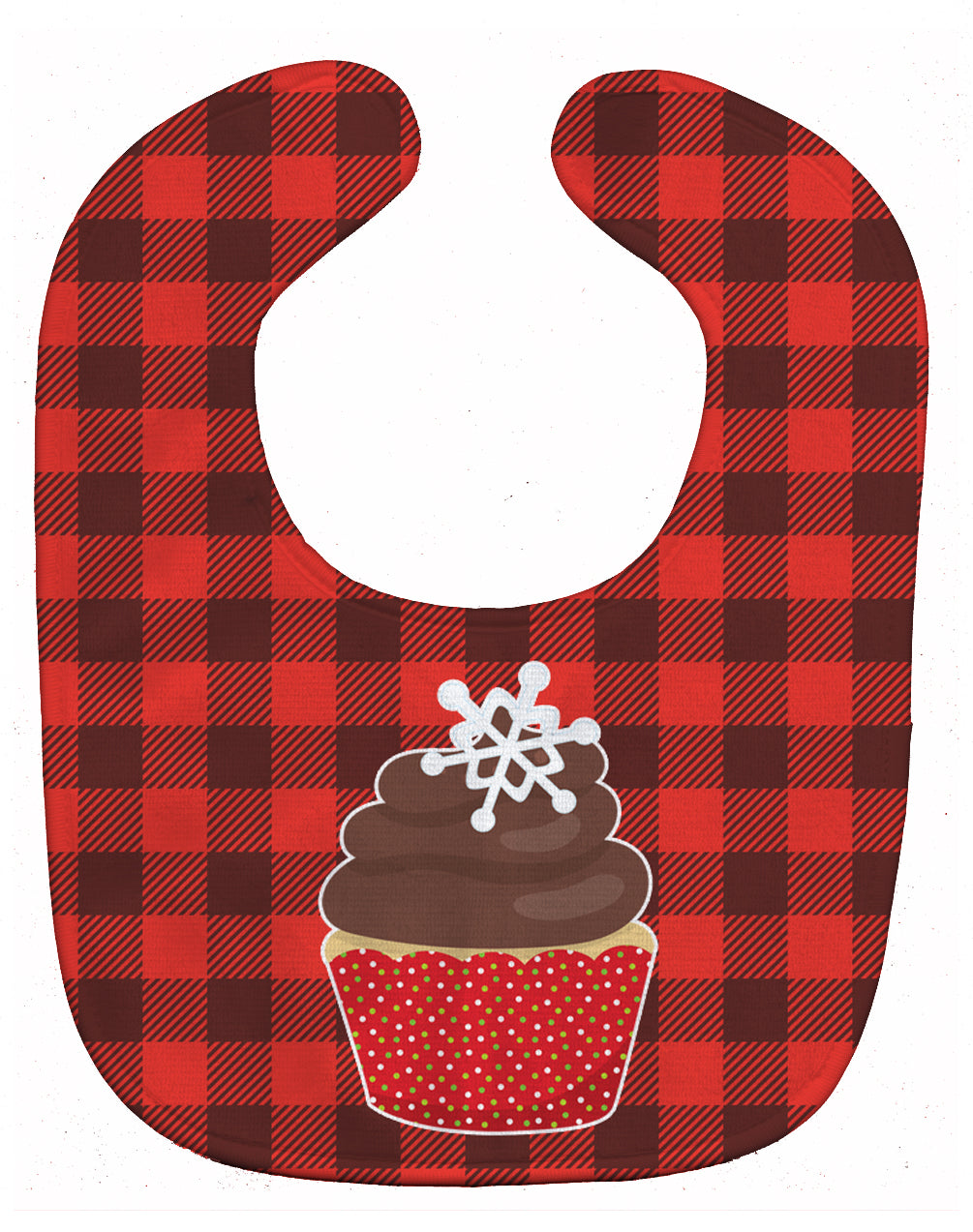 Christmas Cupcake Baby Bib BB6817BIB - the-store.com