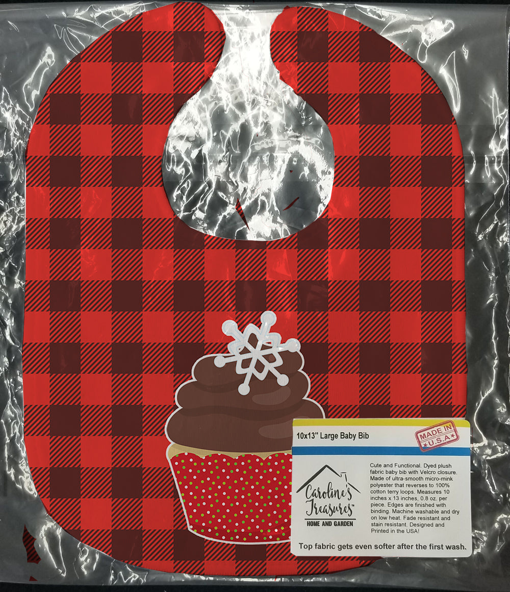 Christmas Cupcake Baby Bib BB6817BIB - the-store.com