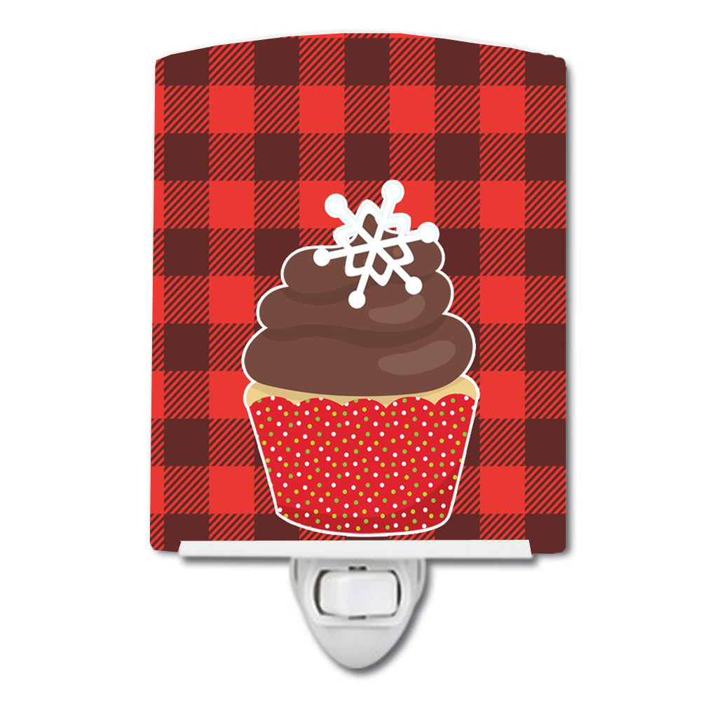 Christmas Cupcake Ceramic Night Light BB6817CNL - the-store.com