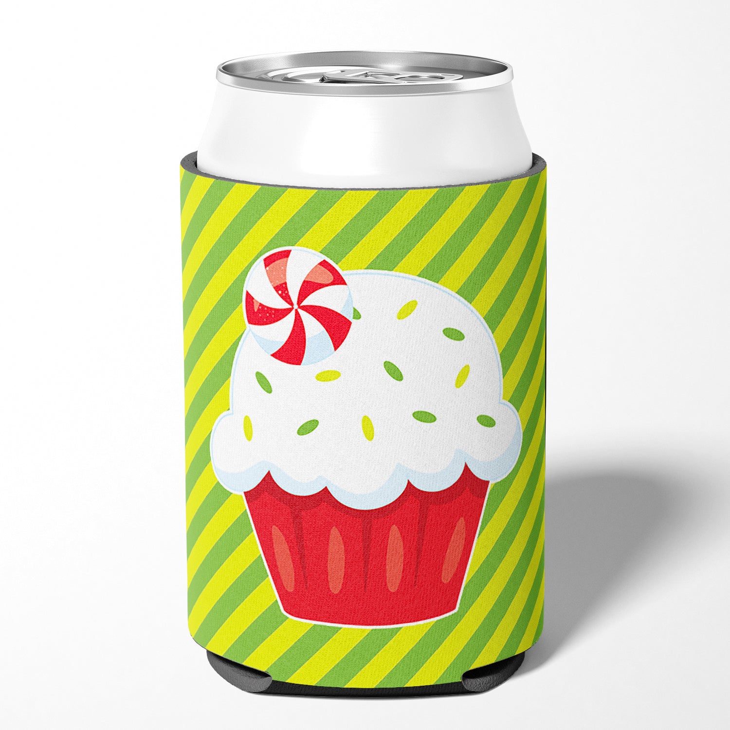 Christmas Pepermint Cupcake Can or Bottle Hugger BB6819CC  the-store.com.