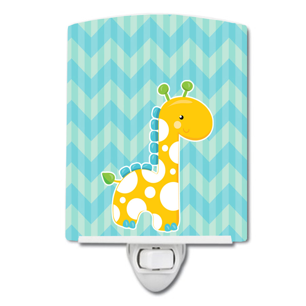 Boy Giraffe Ceramic Night Light BB6821CNL - the-store.com