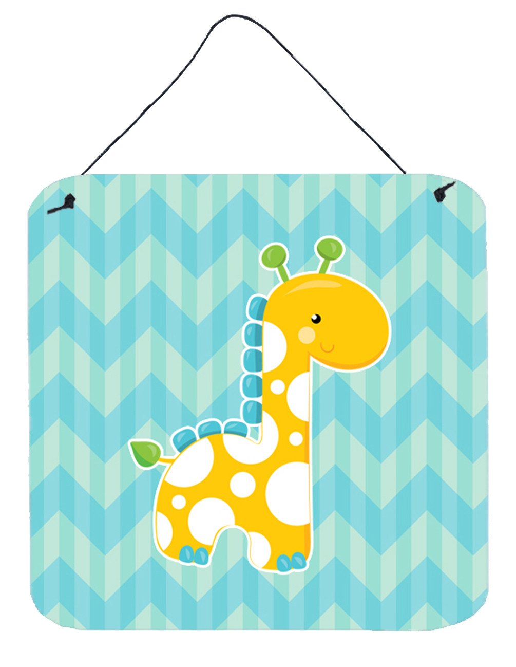 Boy Giraffe Wall or Door Hanging Prints BB6821DS66 by Caroline&#39;s Treasures