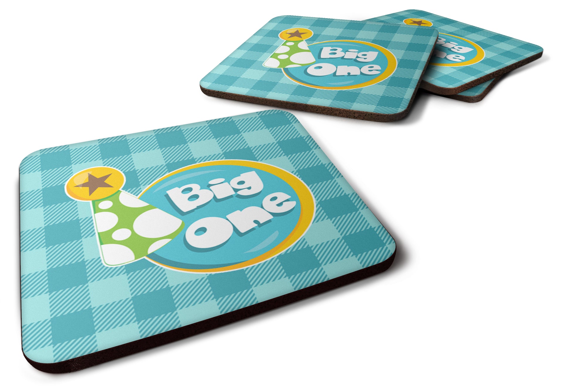 Boy Big One Foam Coaster Set of 4 BB6824FC - the-store.com