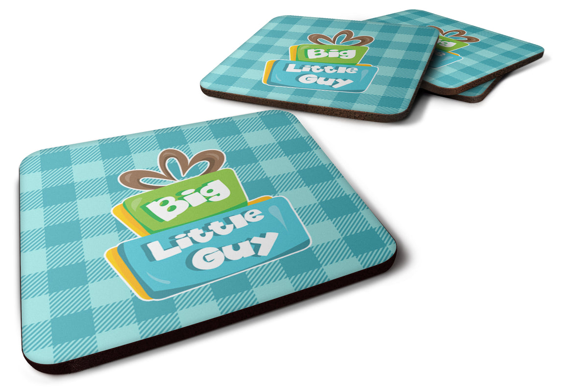 Boy Big Little Guy Foam Coaster Set of 4 BB6825FC - the-store.com