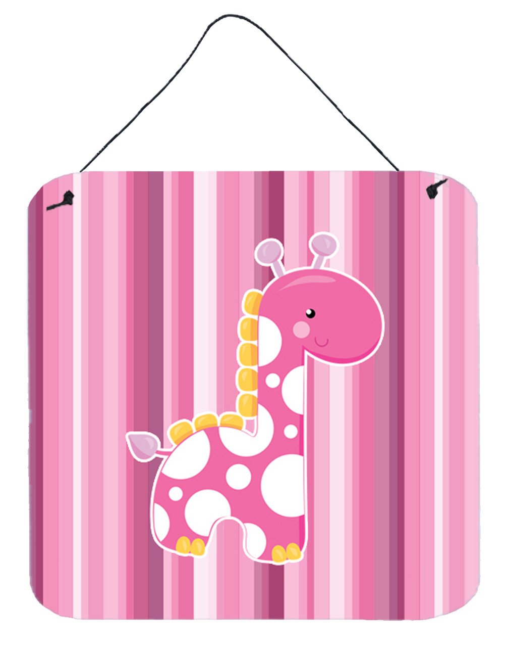 Girl Giraffe Wall or Door Hanging Prints BB6827DS66 by Caroline's Treasures