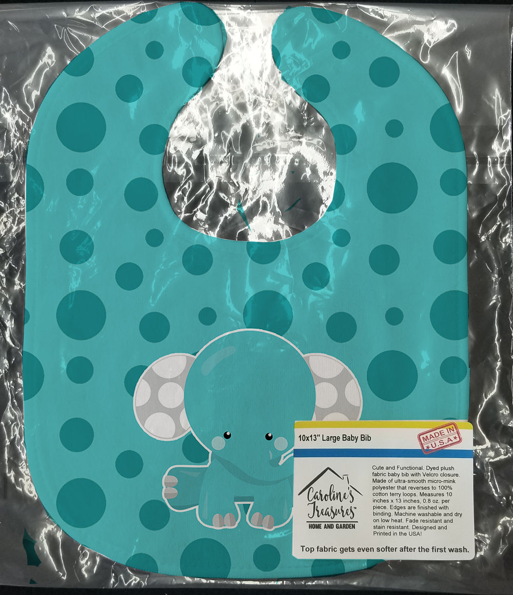 Polkadot Elephant Baby Bib BB6836BIB - the-store.com