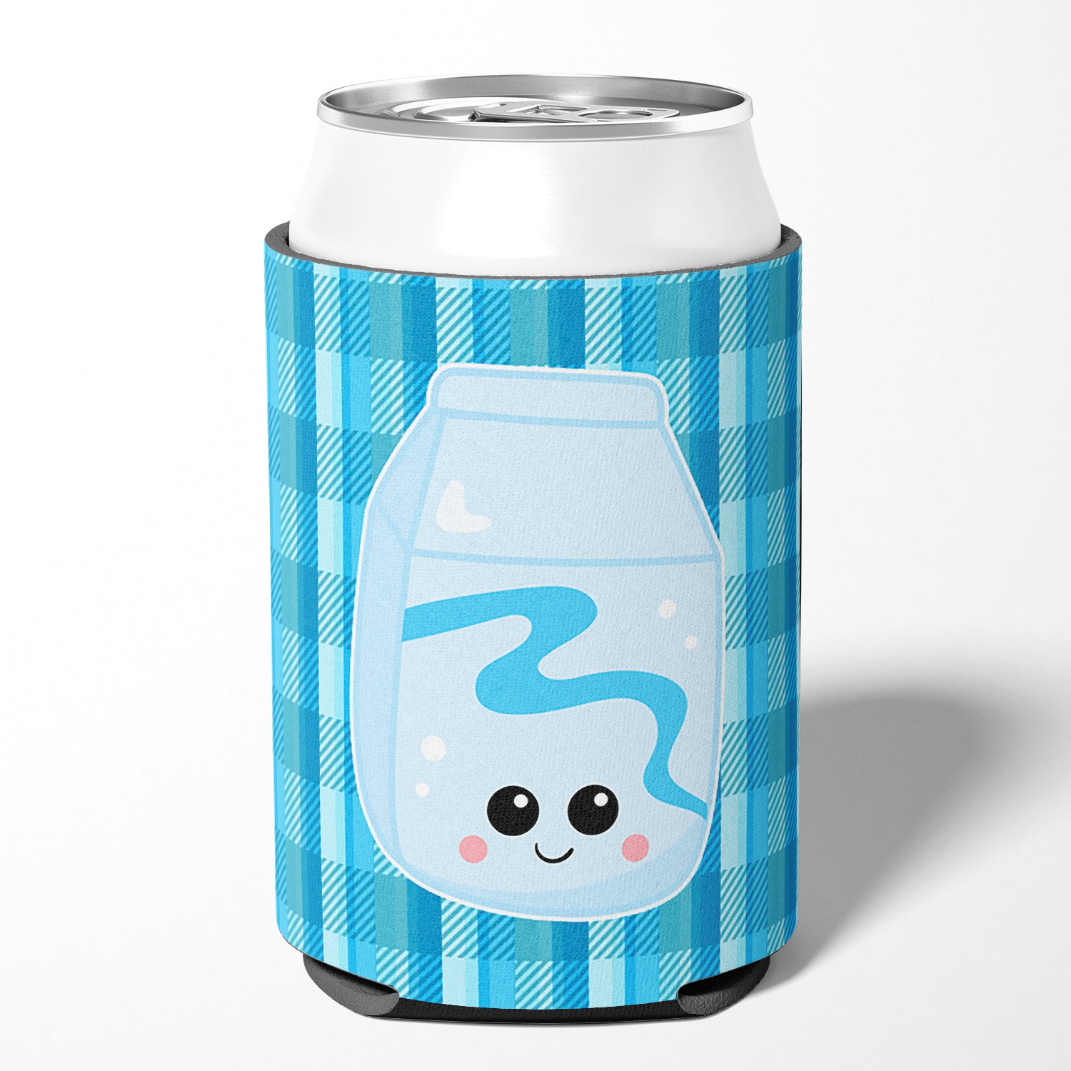 Blue Plaid and Milk Can or Bottle Hugger BB6846CC  the-store.com.