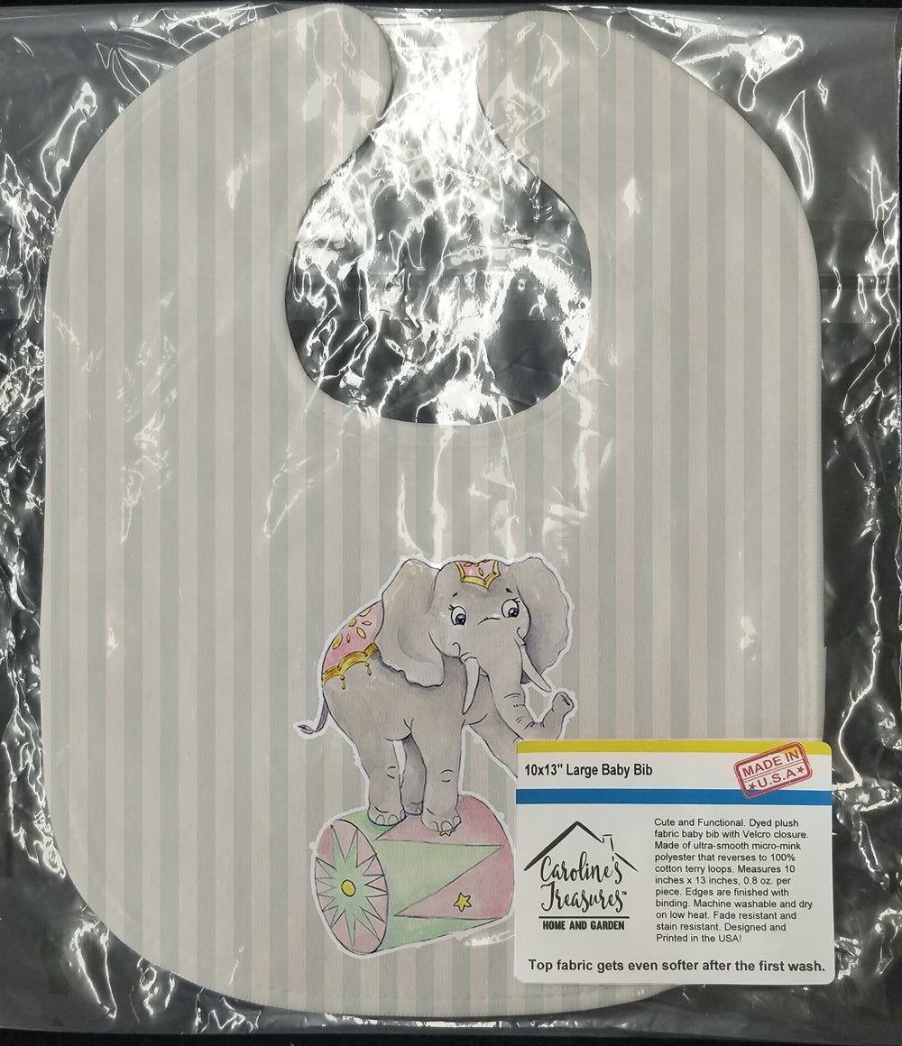 Circus Elephant Baby Bib BB6859BIB - the-store.com