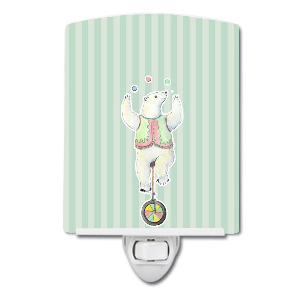 Circus Bear Ceramic Night Light BB6861CNL - the-store.com