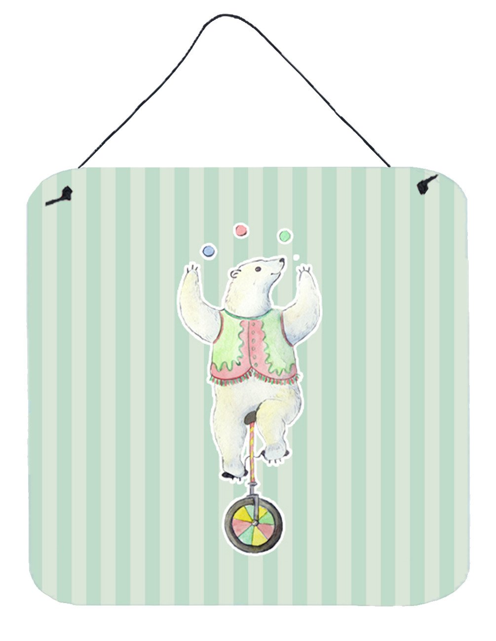 Circus Bear Wall or Door Hanging Prints BB6861DS66 by Caroline's Treasures