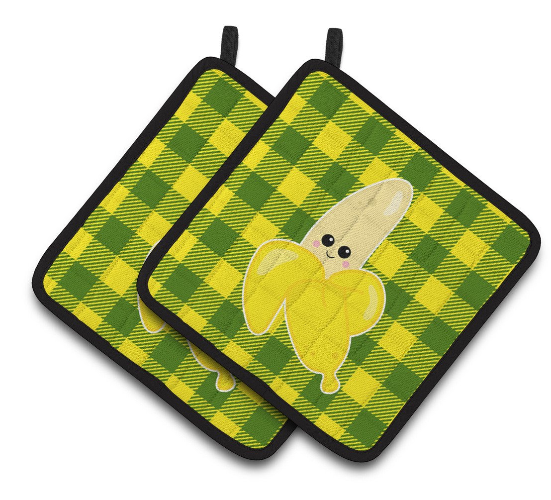 Going Bananas Pair of Pot Holders BB6889PTHD by Caroline's Treasures