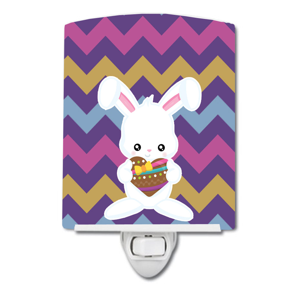 Easter Rabbit with Chocolate Heart Ceramic Night Light BB6901CNL - the-store.com