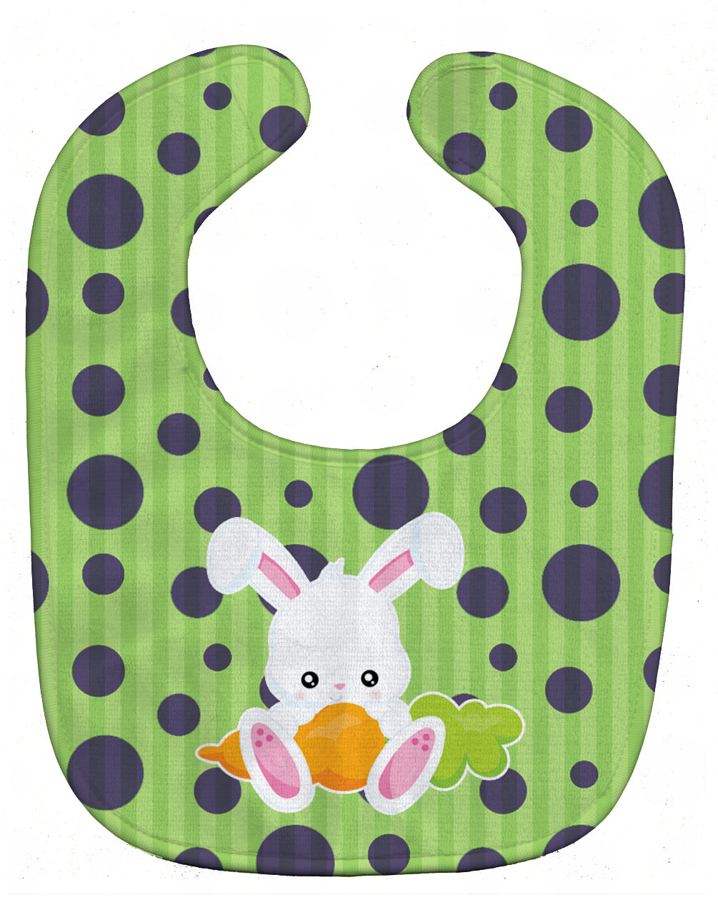 Easter Polkadot Rabbit Baby Bib BB6903BIB - the-store.com