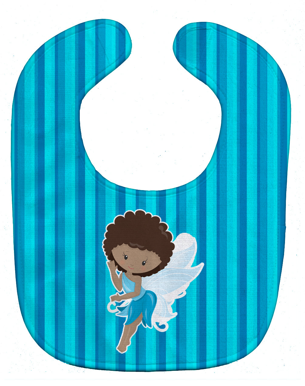 Fairy Blue Stripes Baby Bib BB6906BIB - the-store.com