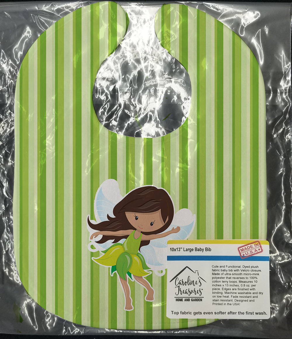 Fairy Green Stripes Baby Bib BB6909BIB - the-store.com