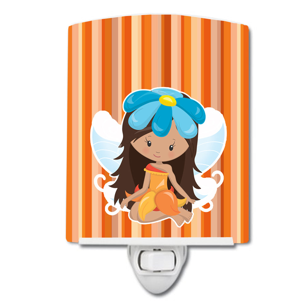 Fairy Orange Stripes Ceramic Night Light BB6913CNL - the-store.com