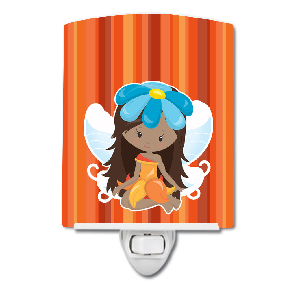 Fairy Orange Stripes Ceramic Night Light BB6915CNL - the-store.com