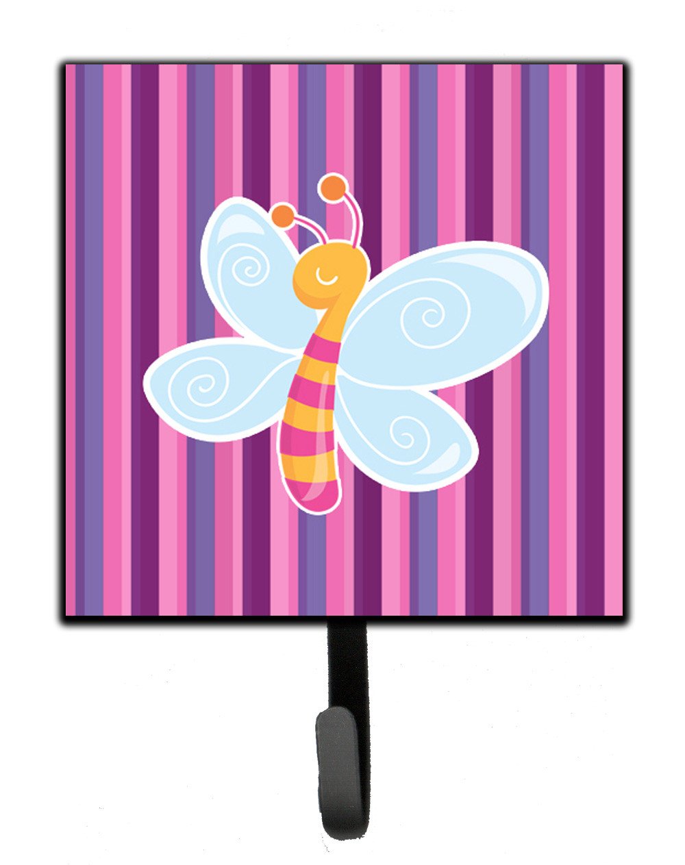 Dragonfly in Pink Stripes Leash or Key Holder BB6916SH4 by Caroline's Treasures