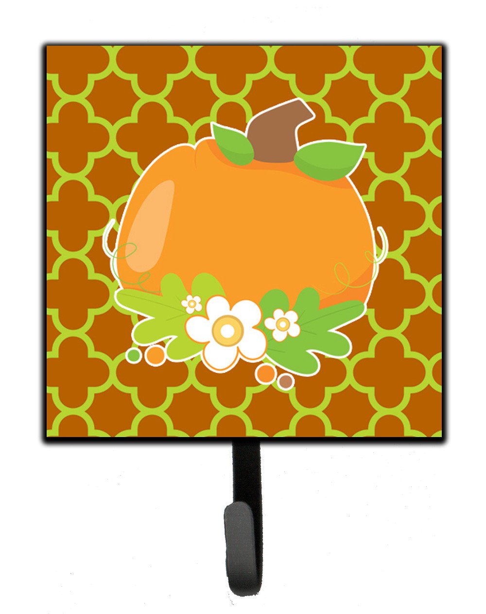 Fall Pumpkin Orange Quatrfoil Leash or Key Holder BB6919SH4 by Caroline's Treasures