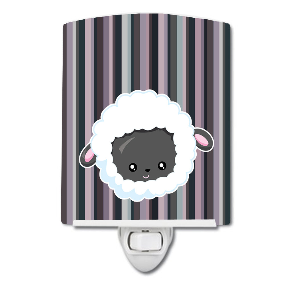 Black Sheep Lamb Face  Ceramic Night Light BB6931CNL - the-store.com