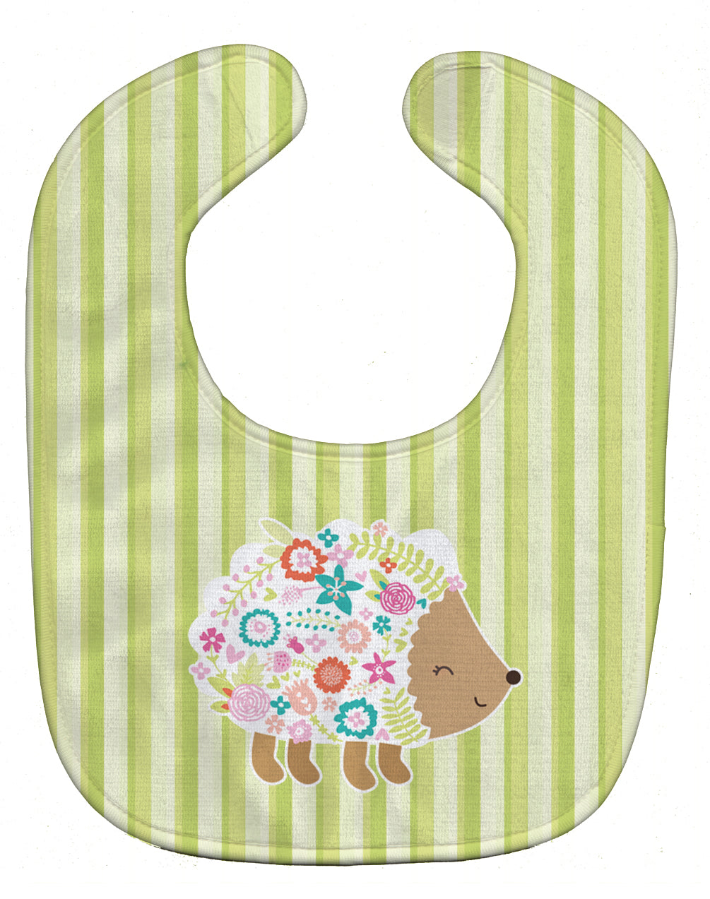 Flowered Hedgehog Baby Bib BB6935BIB - the-store.com