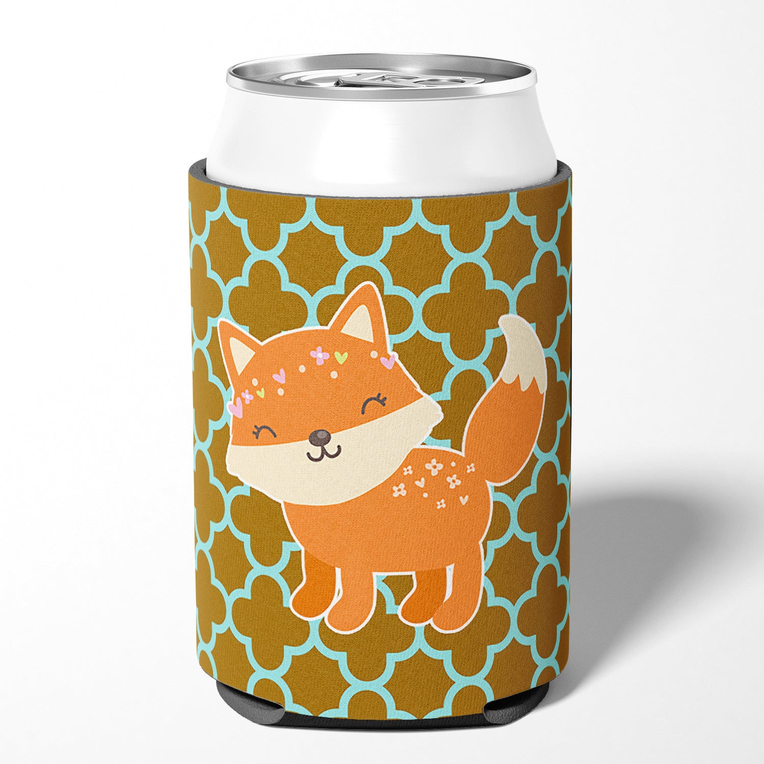 Fox on Quatrafoil Can or Bottle Hugger BB6939CC  the-store.com.