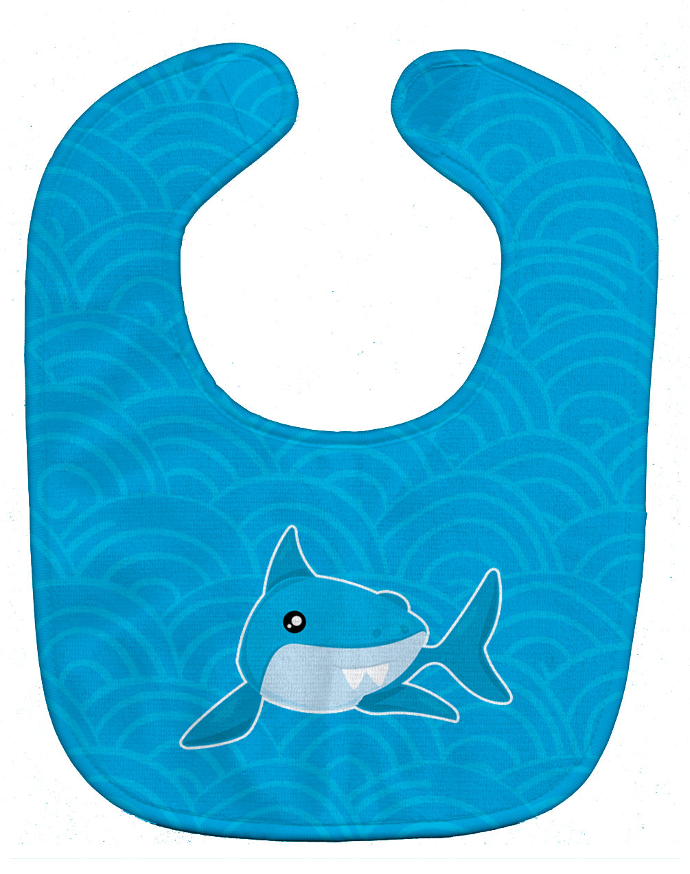 Shark with Waves Baby Bib BB6943BIB - the-store.com