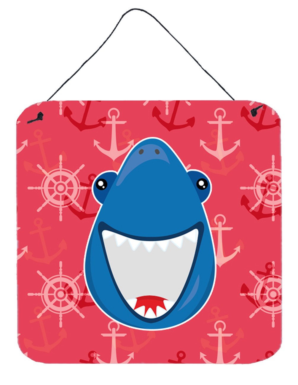 Shark Wide Open Wall or Door Hanging Prints BB6945DS66 by Caroline's Treasures