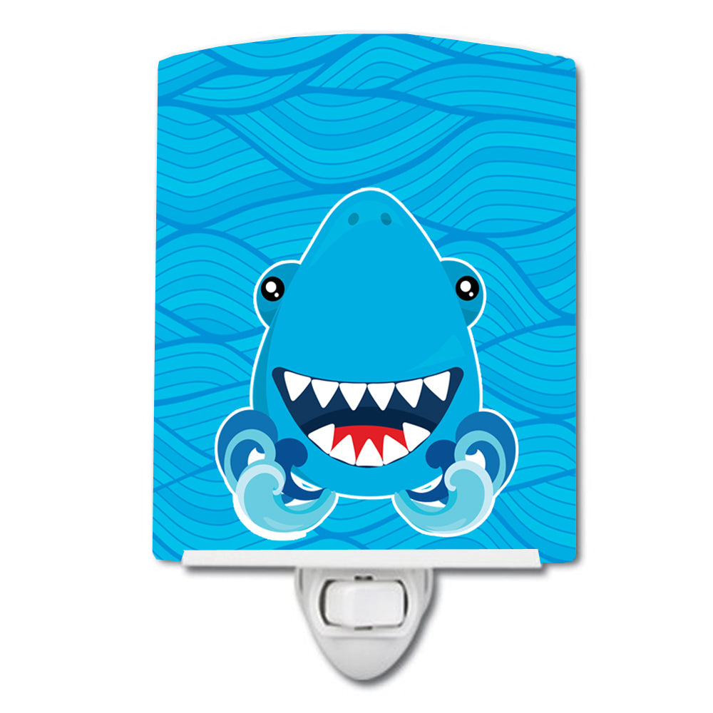 Shark Open Wide in Waves Ceramic Night Light BB6947CNL - the-store.com