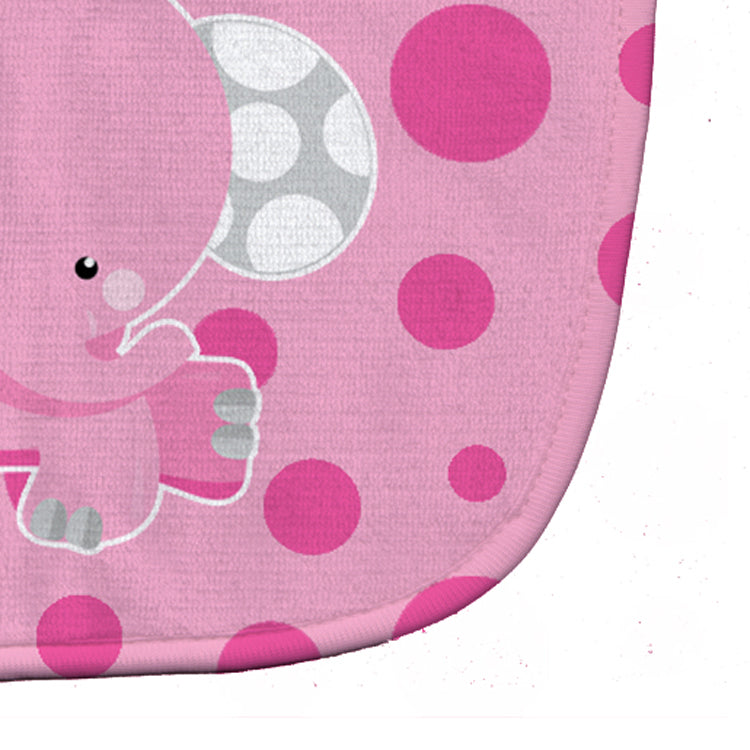 Elephant with Pink Polkadots Baby Bib BB6949BIB - the-store.com