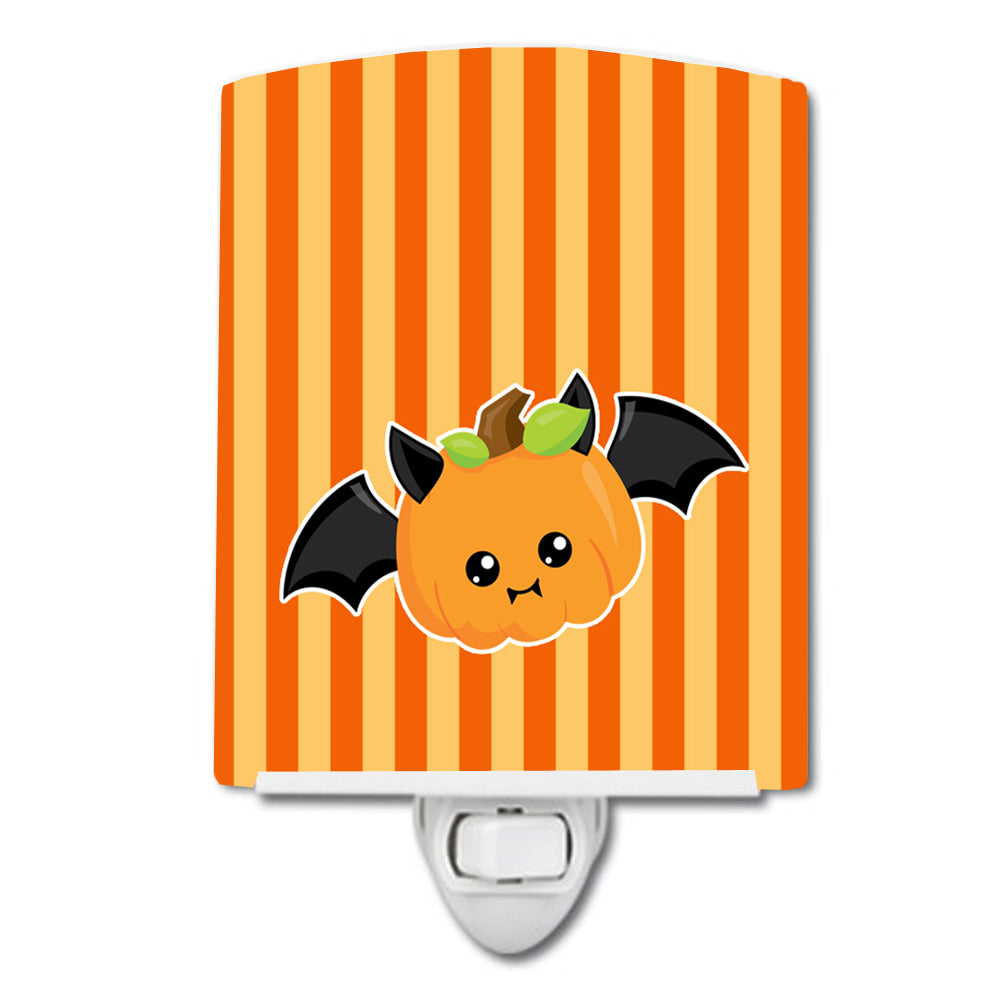 Halloween Pumpkin Bat Ceramic Night Light BB6959CNL - the-store.com