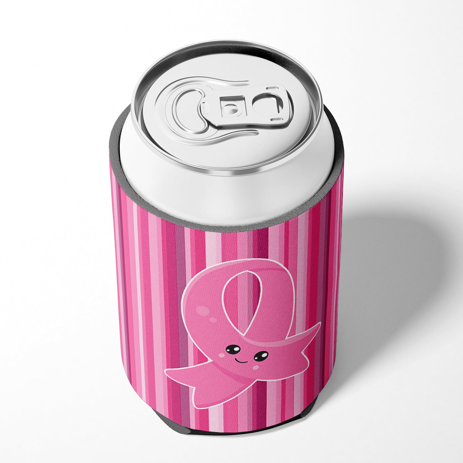 Breast Cancer Awareness Ribbon Face Can or Bottle Hugger BB6978CC  the-store.com.